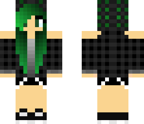 green goth girl