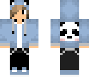 blue panda boy