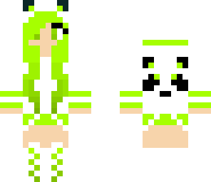 lime panda girl