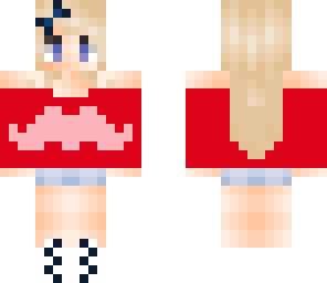 mustach girl