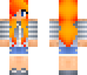 red fiery girl