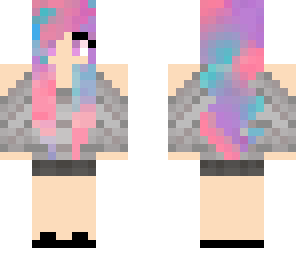 tie dye girl grey