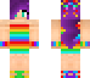 rainbow girl