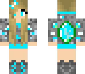 diamond and emerald girl skin