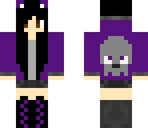 purple skull hoodie