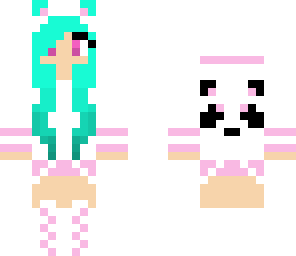 pink panda girl