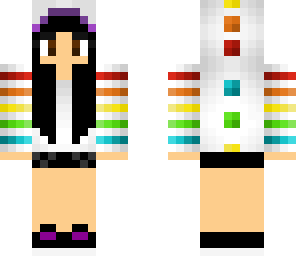 rainbow dino girl