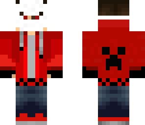 hoodie boy with creeper back