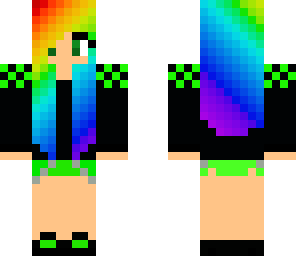 rainbow girl