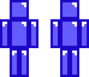 blue man