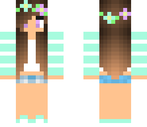 purple and mint