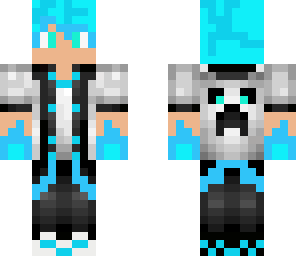 cyan teenage boy