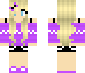 cute purple girl