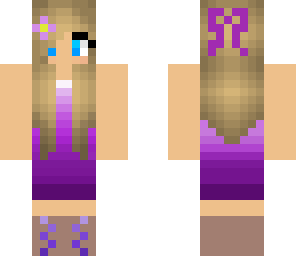 purple ombre dress