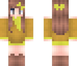 yellow winter girl