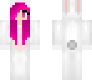 pink bunny suit