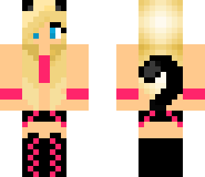 pink cat girl