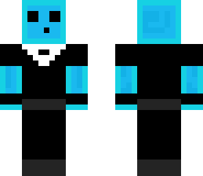 blue slime in tux