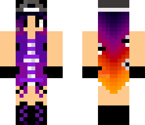 my purple minecraft skin