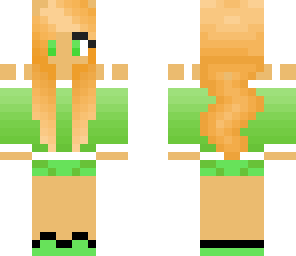 apple green girl