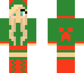 emerbean3338 creeper girl christmas