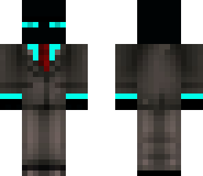 blue tuxedo enderman