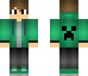 green creeper hoodie