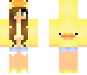 duck tube-top girl