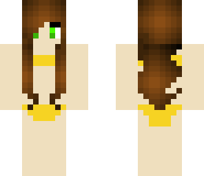 yellow bikini girl