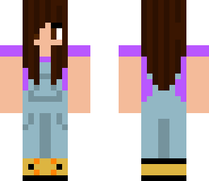 girl with overalls