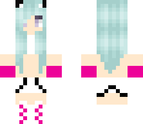 white and pink kitty