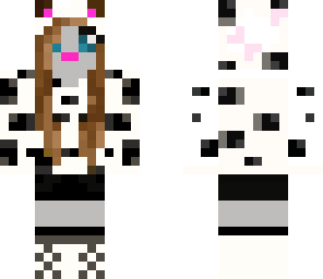 snowy leopard girl