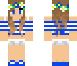 dark blue summer girl