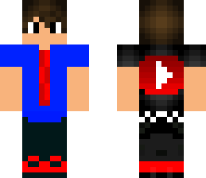 youtube gamer blue black shirt and mix color