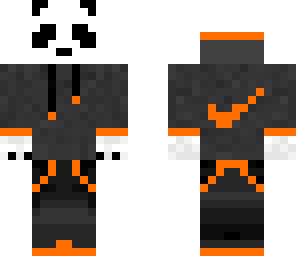 orange nike panda