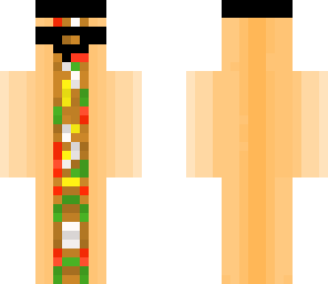 cool taco man with a top hat