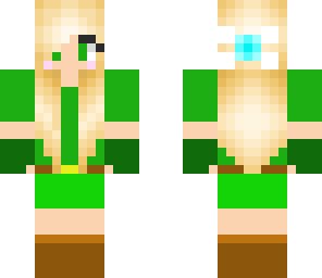link girl with navi