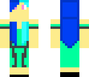 blue girl