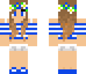 dark blue summer girl