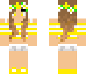 yellow summer girl