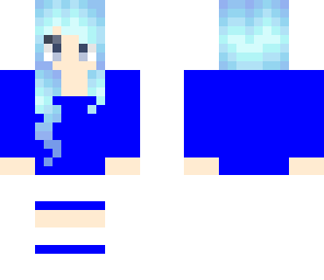 blue girl