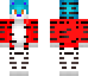 red white and blue nerdy tiger