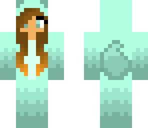 teal wolf girl