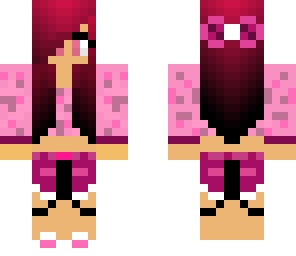 the pink girl