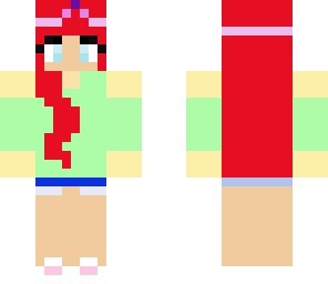 red head happy princess