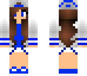 tanned dark blue tomboy
