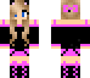 pink cat girl