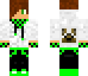 green-white dog jacket