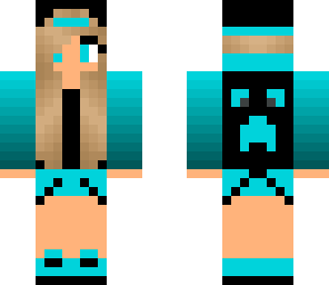 blue creeper girl