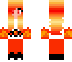 flaming girl v2
